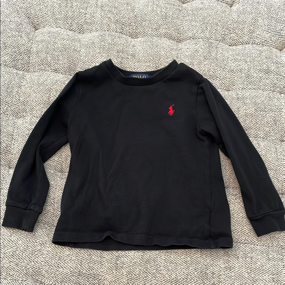 Polo by Ralph Lauren Kids Black Long Sleeve Shirt